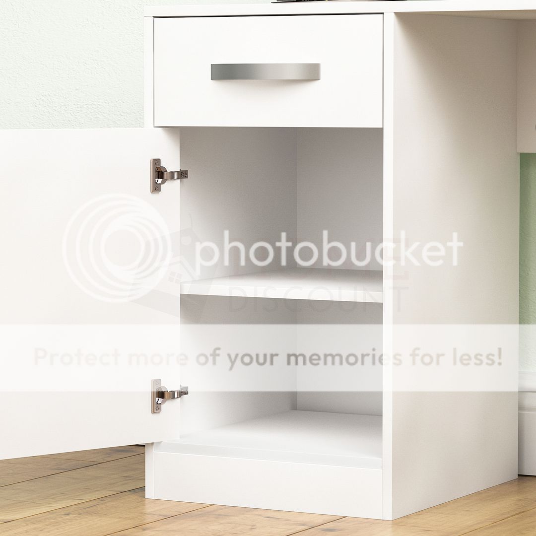 Computertisch 1 Schublade 1 Tür Laptop PC Tisch Büro Arbeitsstation